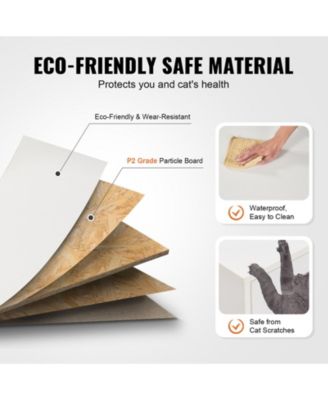 Extra-Long Wooden Litter Box Enclosure, 57.9", White