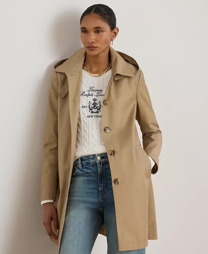 Women's Hooded Raincoat