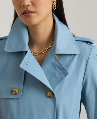 Women's Double-Breasted Belted Trench Coat