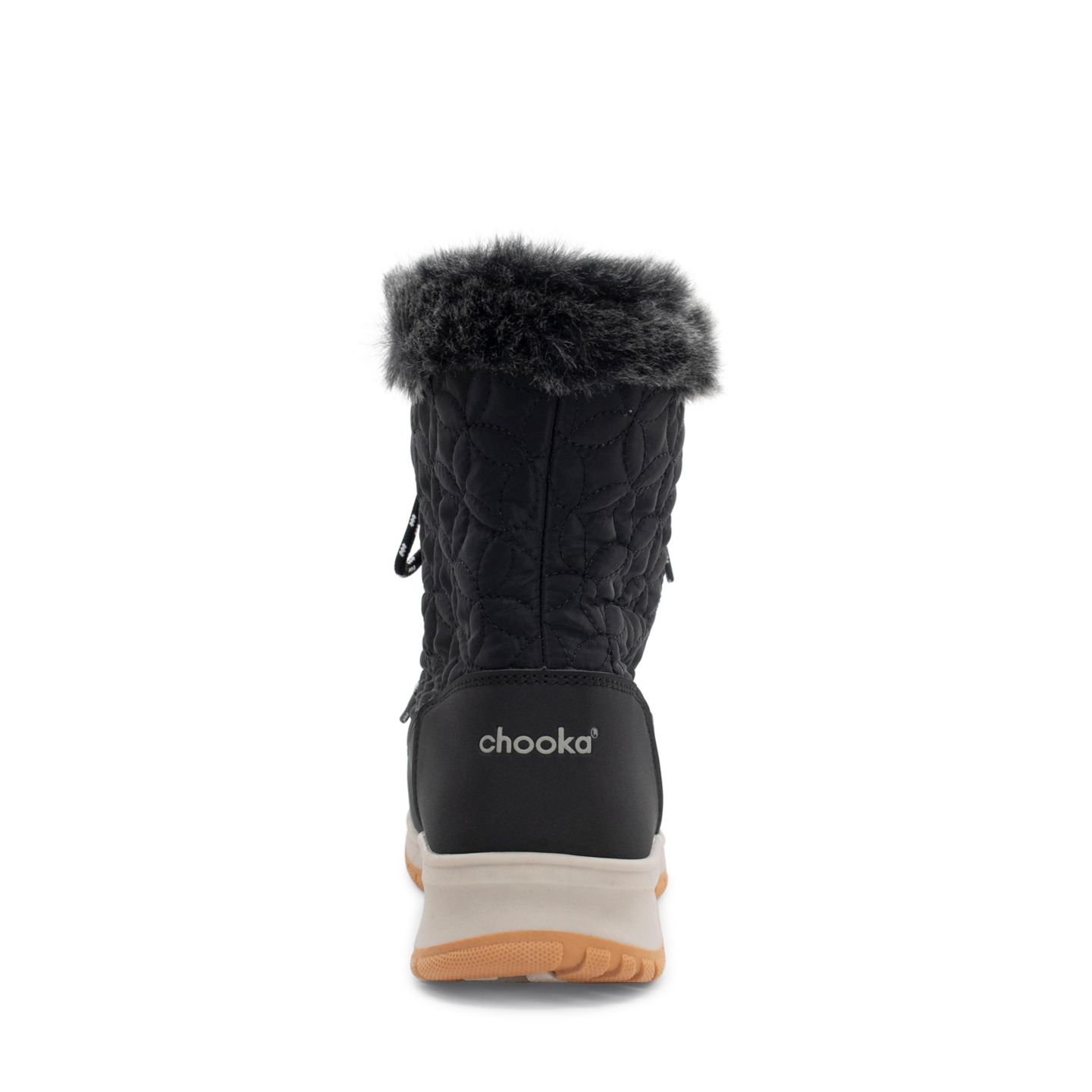 Женские ботинки Chooka Belltown Mid Faux Fur Cold Weather Boot, цвет: Чёрный — фото 3