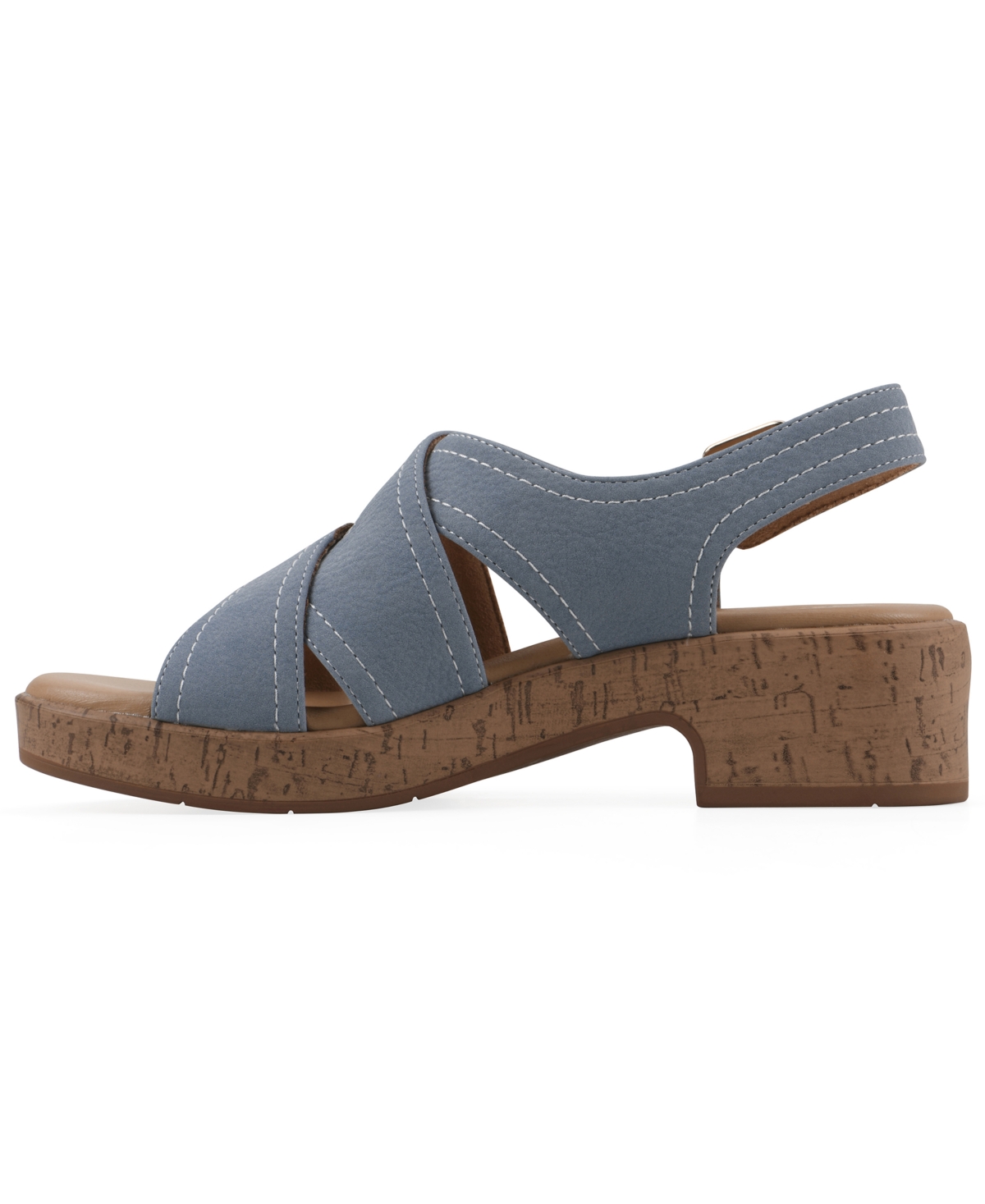 Cliffs by White Mountain Women's Finlee Block Heel Sandals