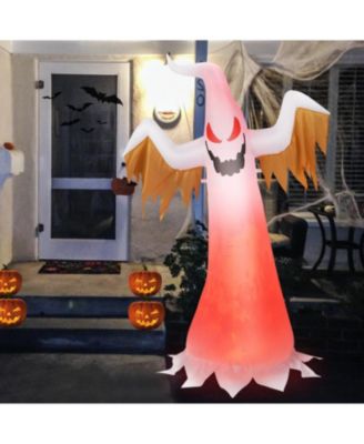6 ft Halloween Inflatable Ghost Quick Blow up Halloween Decor with LED Lights