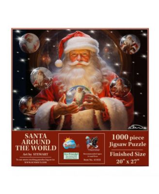 Santa Around the World 1000 piece Jigsaw Puzzle for Adults