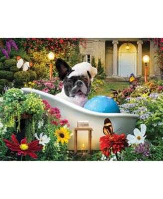 Bubble Bath in the Garden 500 piece Jigsaw Puzzle for Adults