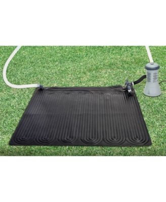 Solar Water Heater Mat for 8,000 Gallon Above Ground Swimming Pool, Black