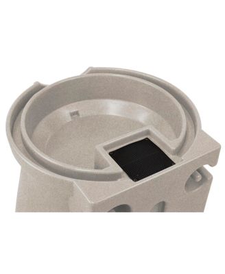 RWURN50-SAN 50 Gallon Rain Water Saver Wizard Barrel Urn, Sandstone