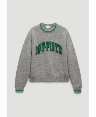 Women's Ellis Wool Blend Off-Piste Motif Sweater