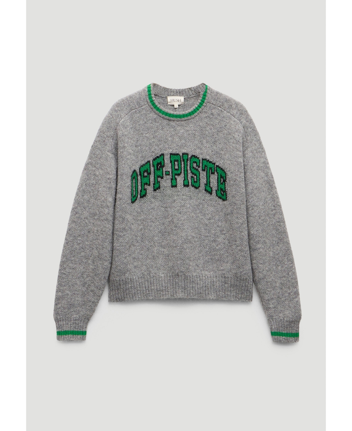 Hush Women's Ellis Wool Blend Off-Piste Motif Sweater