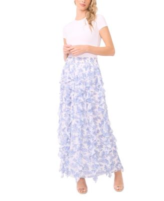 Women's Smocked Waist Maxi Skirt