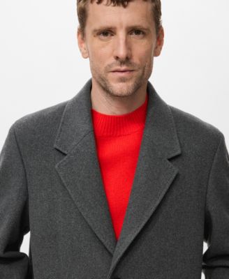 Men's Long Wool Coat