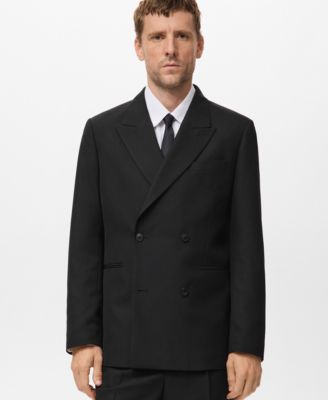 Men's Regular-Fit Double-Breasted Jacket