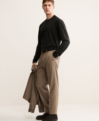 Men's Slim-Fit Wool-Blend T-Shirt