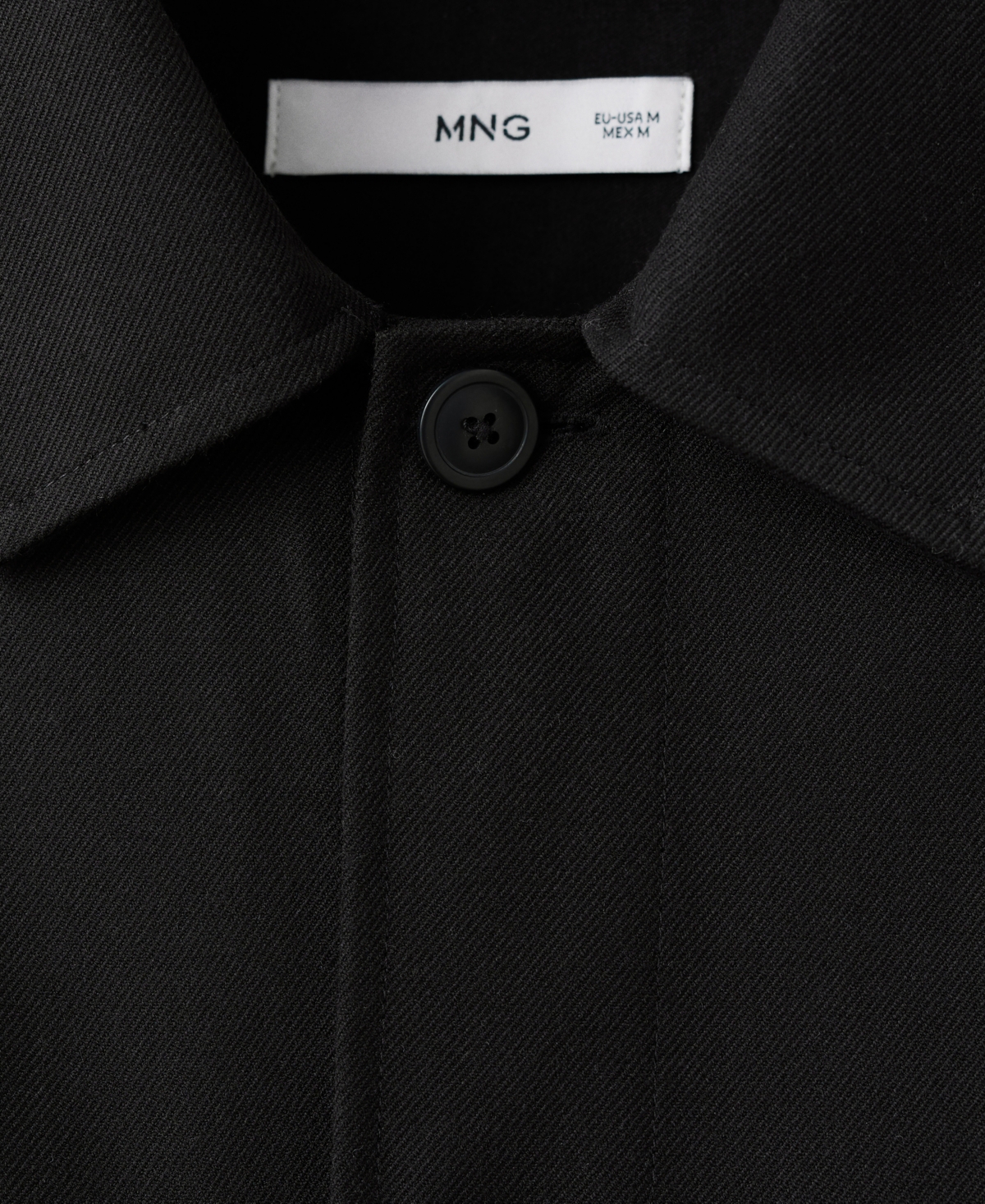 Mango Men's Pockets Flannel Overshirt