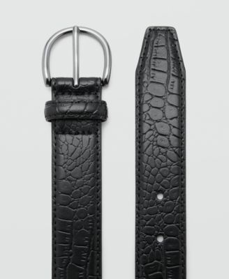 Men's Beaten Leather Belt