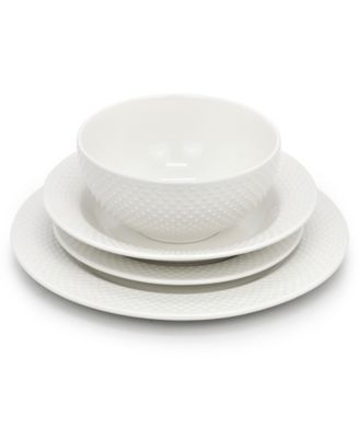 Kim Hobnail 16-Pc. Dinnerware Set, Service For 4
