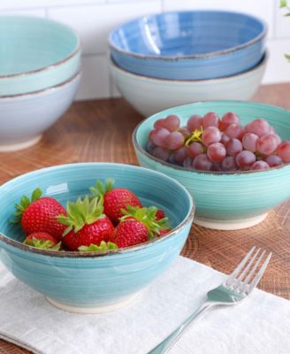Blue Ridge Cereal Bowls, Set of 6