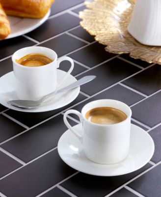 Aspin Espresso Cup & Saucers, Service For 6