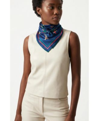 Sky Parade Double Sided Silk Scarf