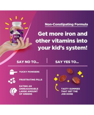 Kids Iron Gummies, Grapes, 60ct