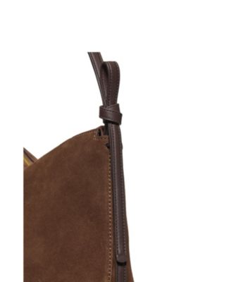 Loop Large Suede Shoulder Bag