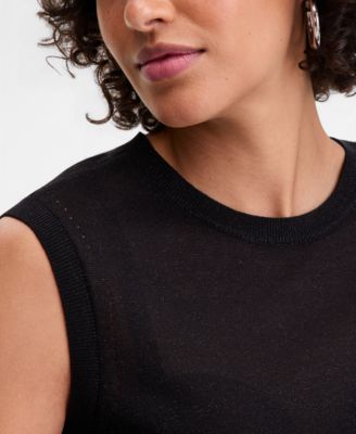 Women's Sleeveless Crewneck Sweater