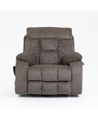 Electric Lift Recliner Chair with Heating and Massage, Power Lift Sofa Chair with 2 Cup Holders, Storage Pocket, 2 remote controls