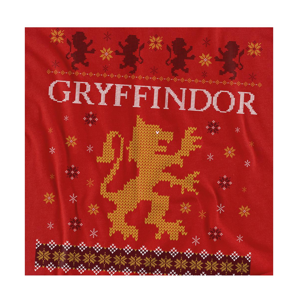 Harry Potter Men's Gryffindor Ugly Christmas T Shirt