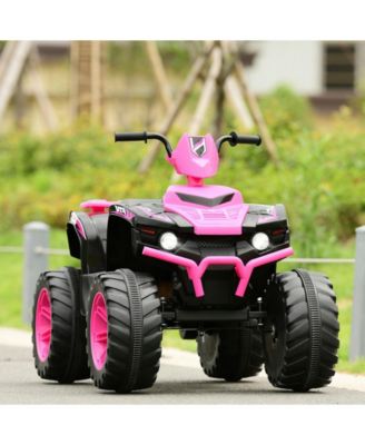 12V Kids Ride-On ATV with LED Lights and Treaded Tires
