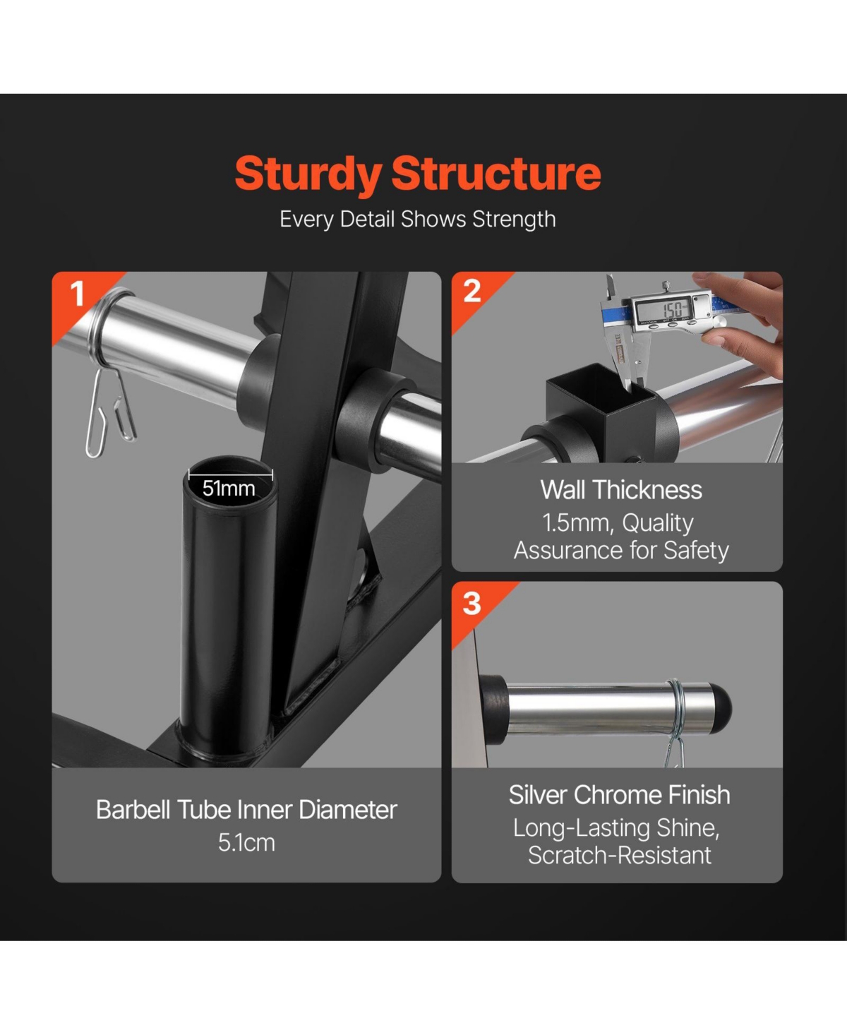 Mecale Weight Plate Rack, L-Frame Plate Tree for 2-Inch Weight Plates, 1000 lb Capacity Storage Stand