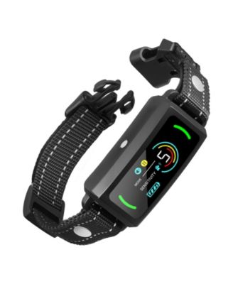 Waterproof Rechargeable Smart Bark Collar with 6 Sensitivity Levels, Black