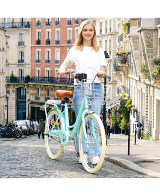 26-Inch Cruiser Bike with Low Step Frame, Passenger Seat & Free Bottle Holder