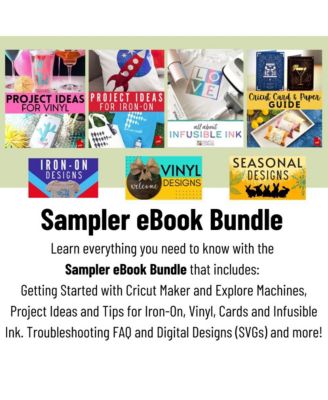 Deluxe All-in-One Materials & Accessories Bundle for Cricut Explore Air & Maker