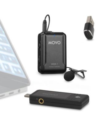 WMX-1-UL Wireless USB and USB-C Lavalier Microphone System for Computers