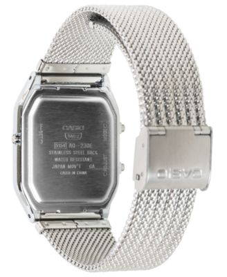 Unisex Japanese Quartz Silver-Tone Watch 29.8mm