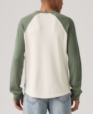 Men's Thermal Long Raglan Sleeve T-Shirt