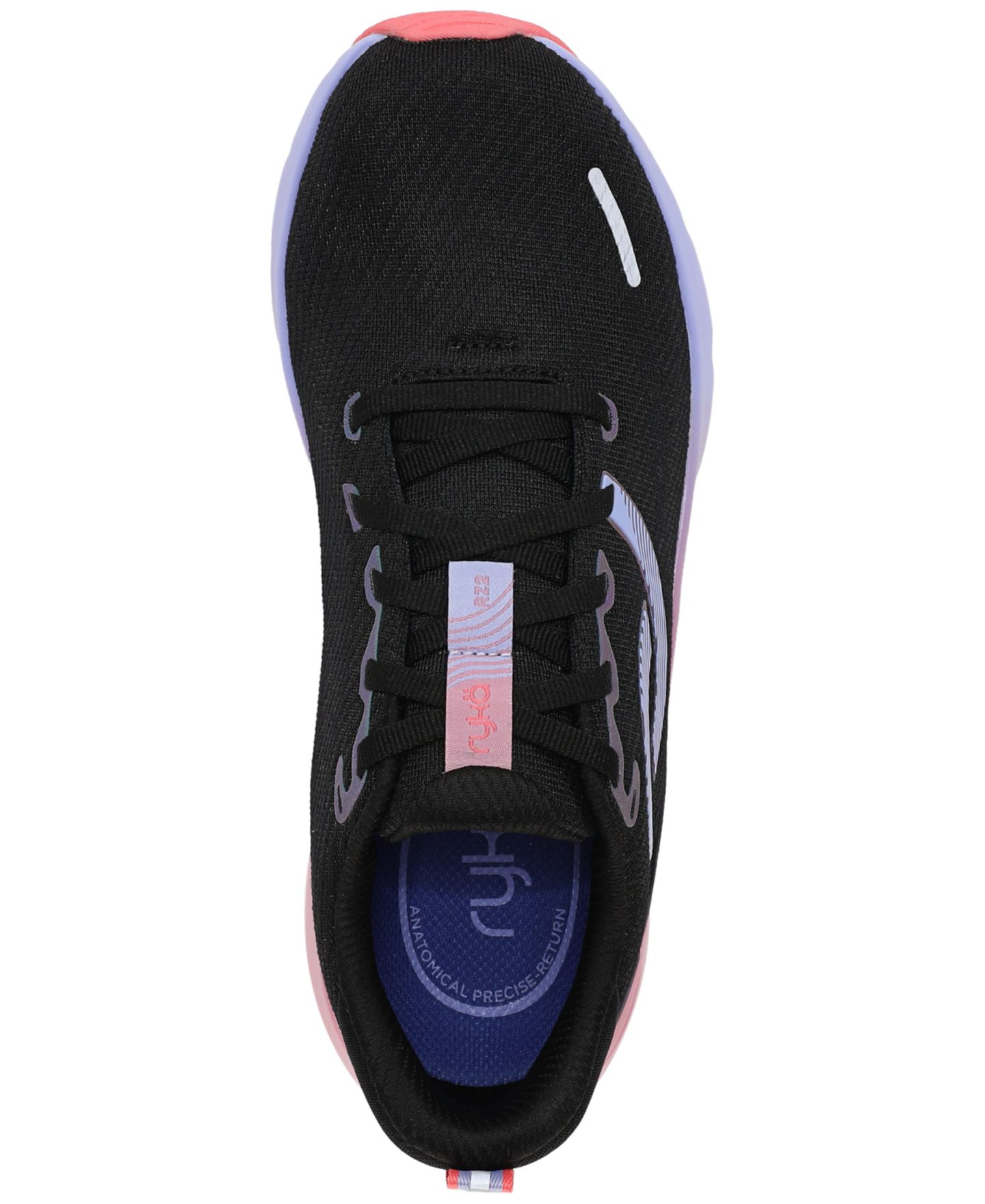 Женские кроссовки Ryka Revolution Rz2 Lace-Up, цвет: Чёрный сетчатый — фото 4
