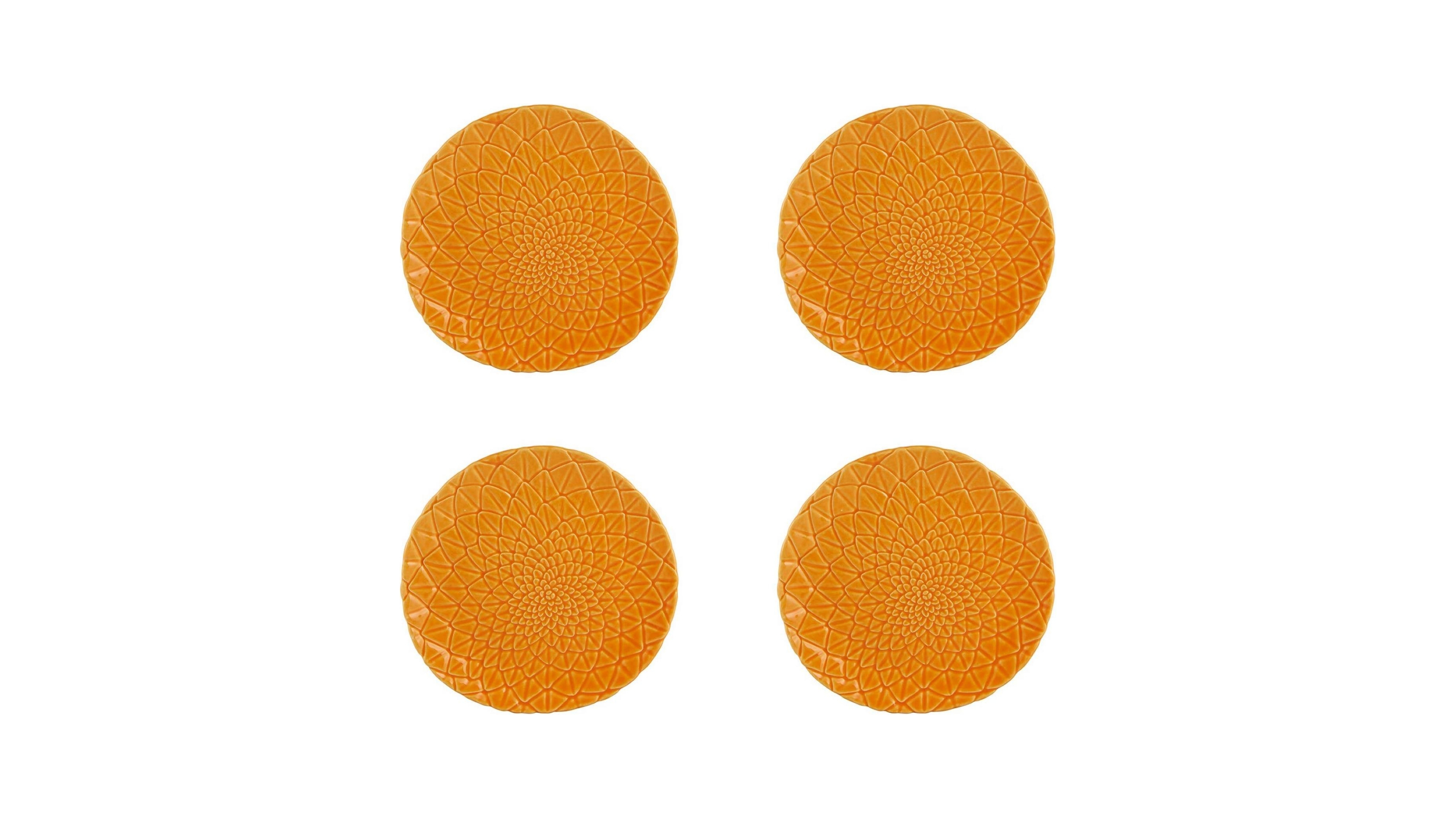 Bordallo Pinheiro Amazonia Fruit Plates, Set of 4