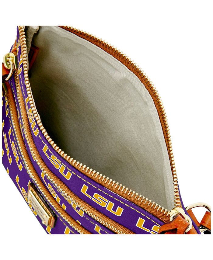 Dooney & Bourke LSU Tigers Triple Zip Crossbody Bag Macy's