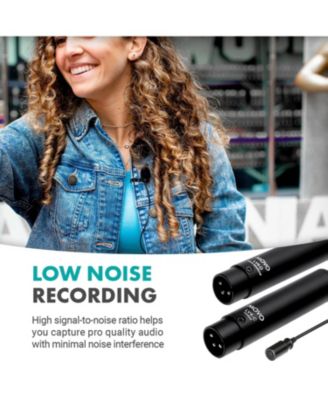 LV4-C Cardioid XLR Lavalier Microphone - Phantom Powered