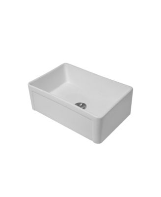 30x20x9-Inch Porcelain Ceramic Farmhouse Apron Front Single Bowl Kitchen Sink