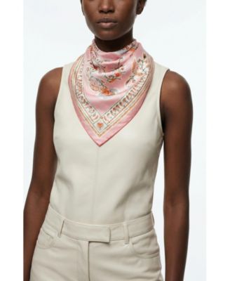 Blush Charm Double Sided Silk Scarf