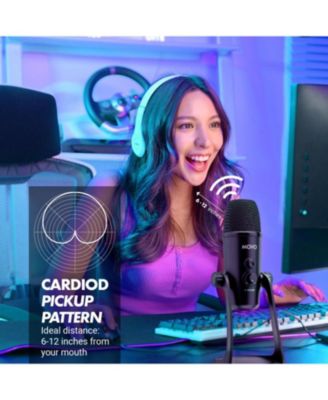 UM700 Desktop Studio USB Microphone with Stereo, Cardioid, Omnidirectional, and Bi-Directional Polar Patterns