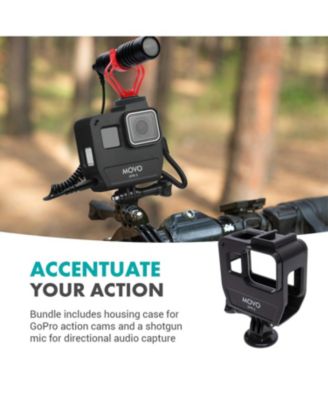 GPR-5 GoPro Camera Case with VXR10 Microphone Bundle