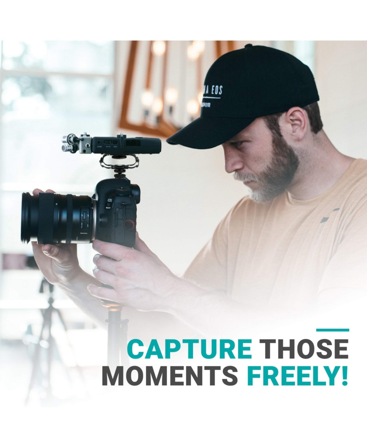 Movo SMM5-b Universal Microphone and Portable Recorder Shock Mount