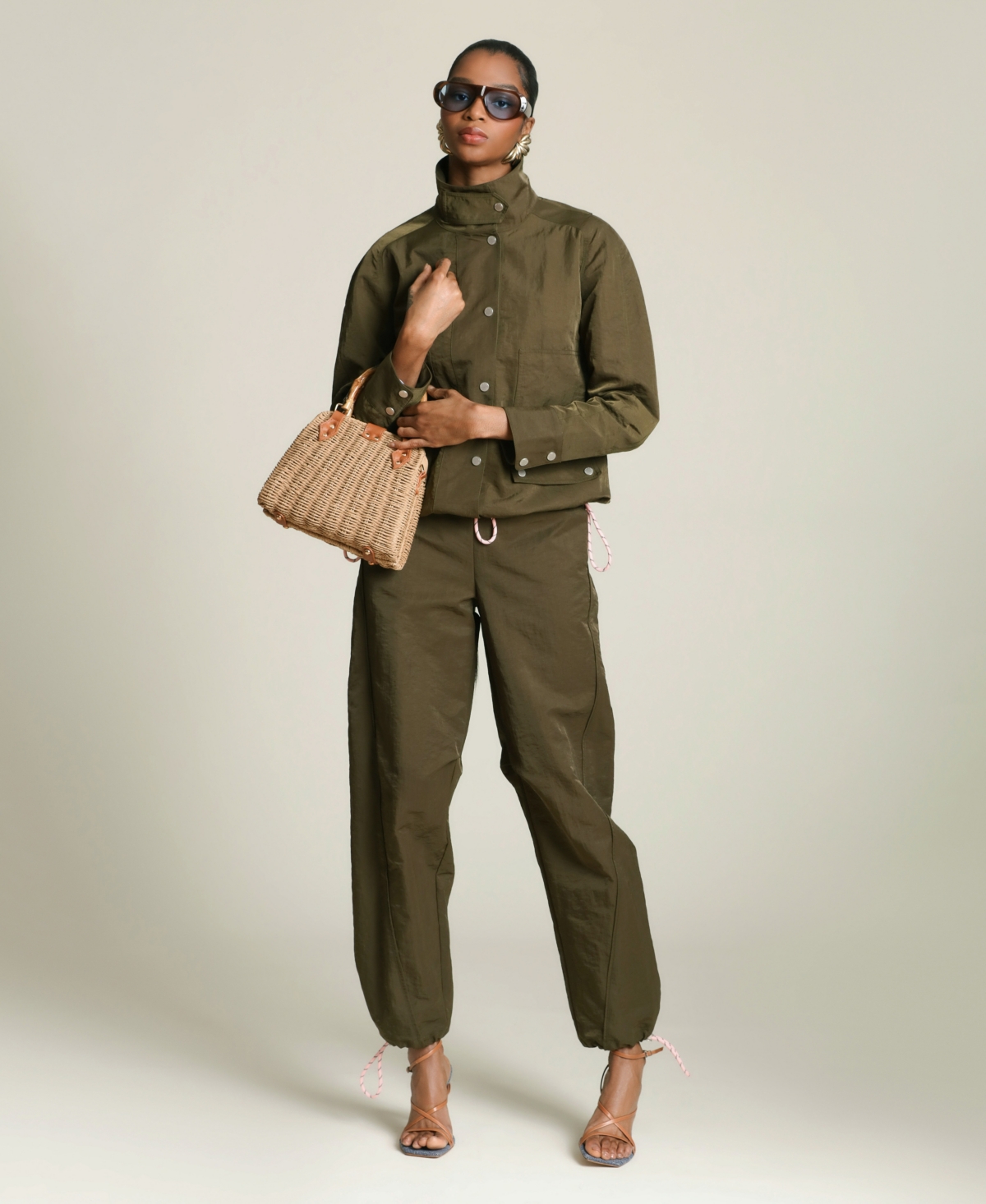 Avec Les Filles Women's Track Jogger Pants