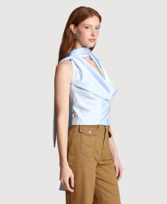 Women's Long Tie Halter Top