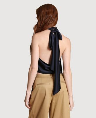 Women's Long-Tie Halter Top