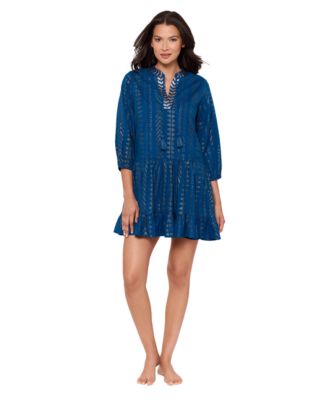 Women's Cover-Up V-Neck Beach Dress