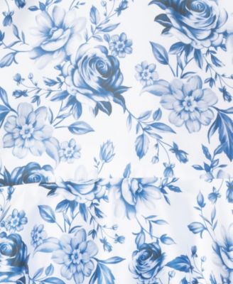 Girls' 7-16 Floral Mikado Sleeveless Dress