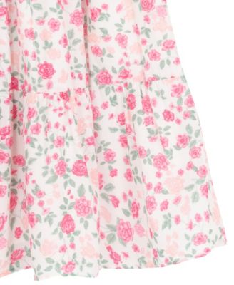 Girls' 7-16 Printed Woven Bodice Sleeveless Dress